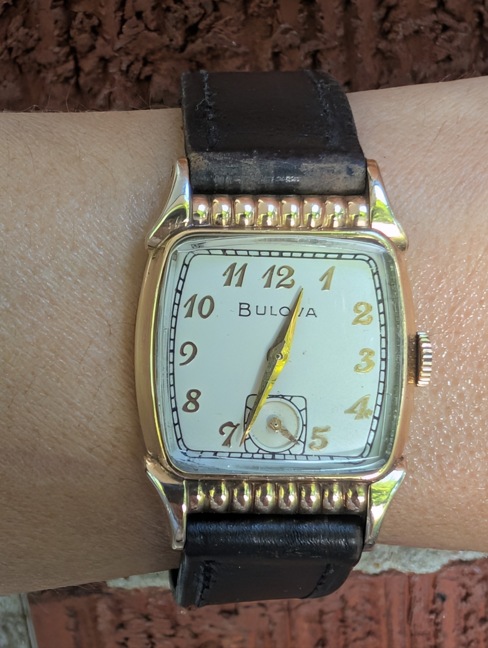 Vintage 1948 Bulova 10K Gold Filled Watch Works Great!! Newly Serviced